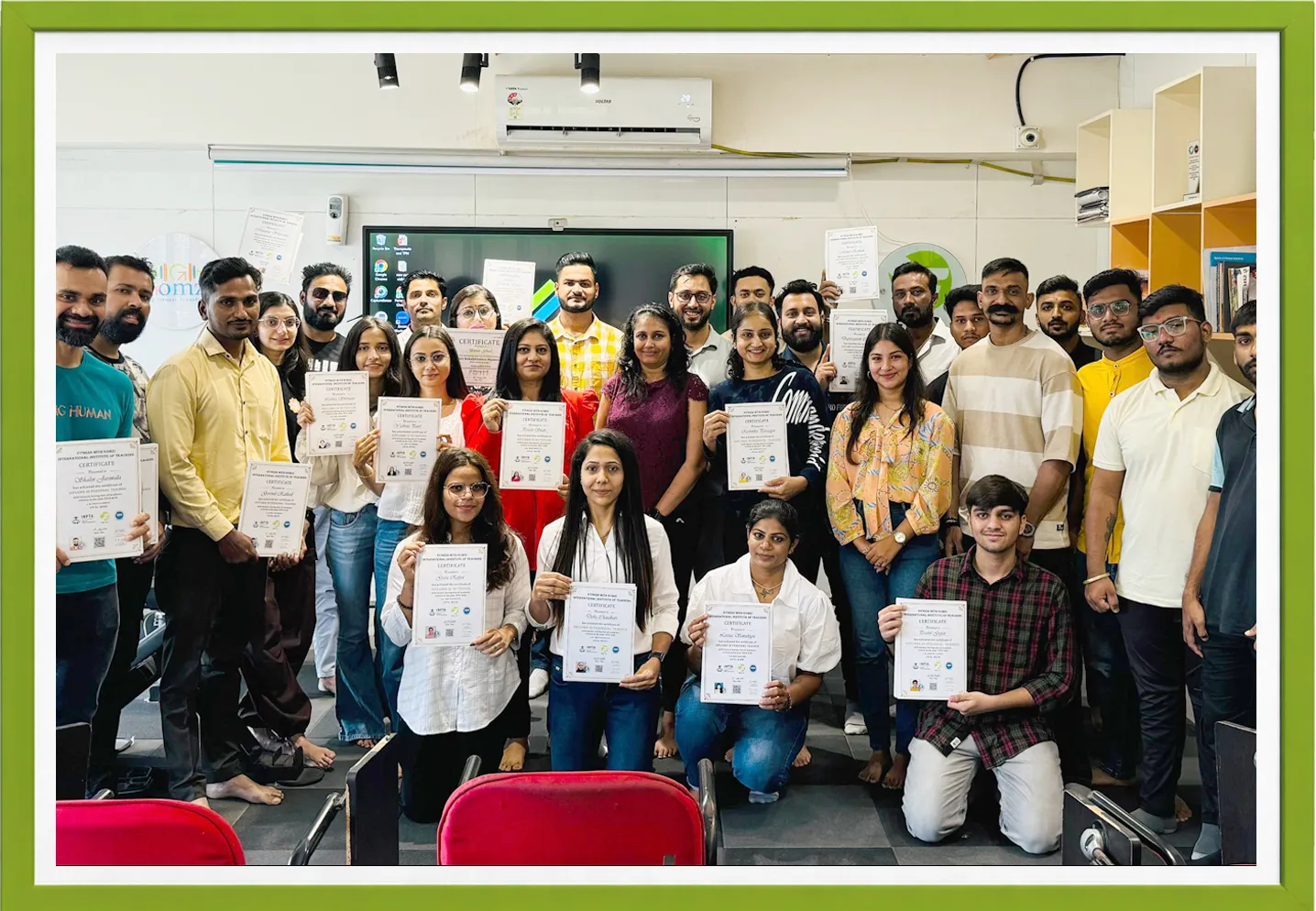 offline Passed out students from our academy