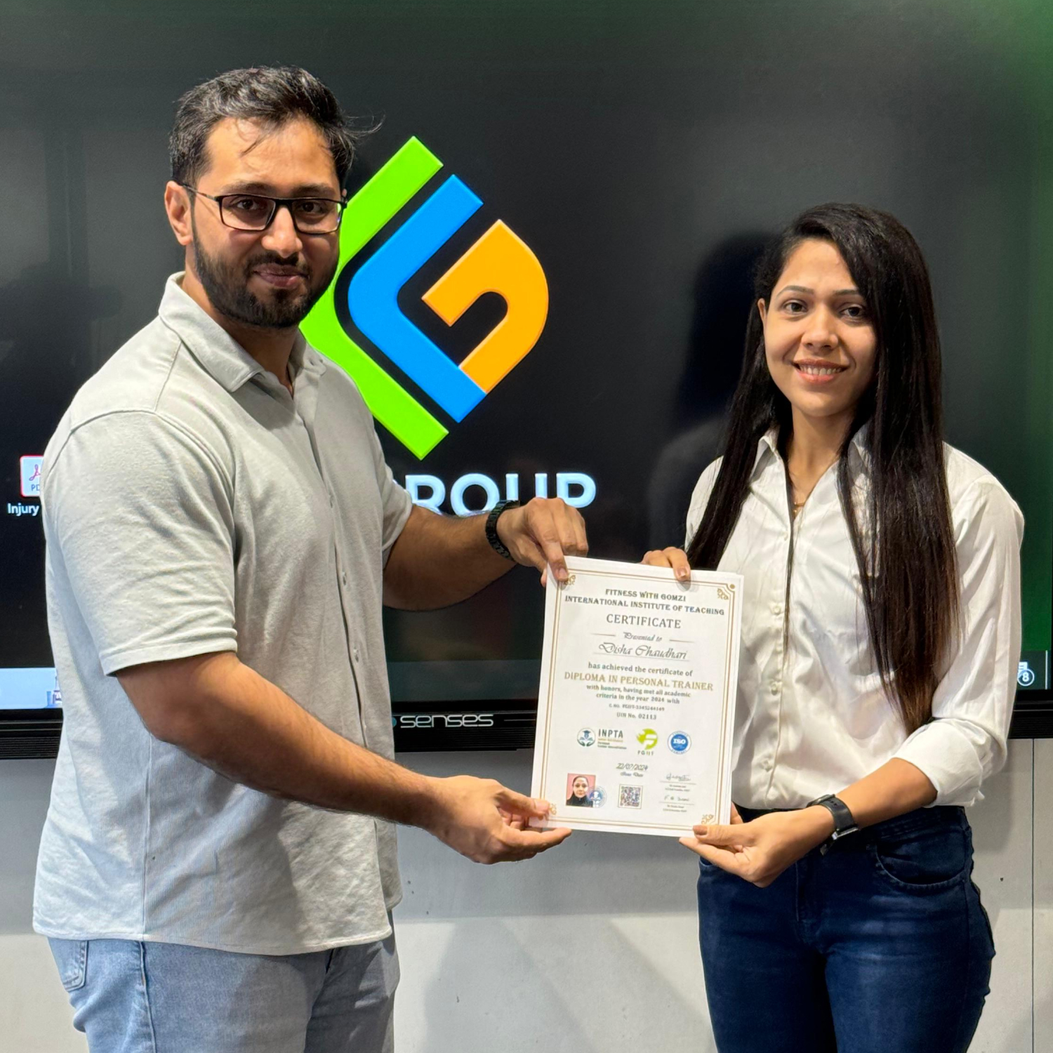 offline Passed out students from our academy