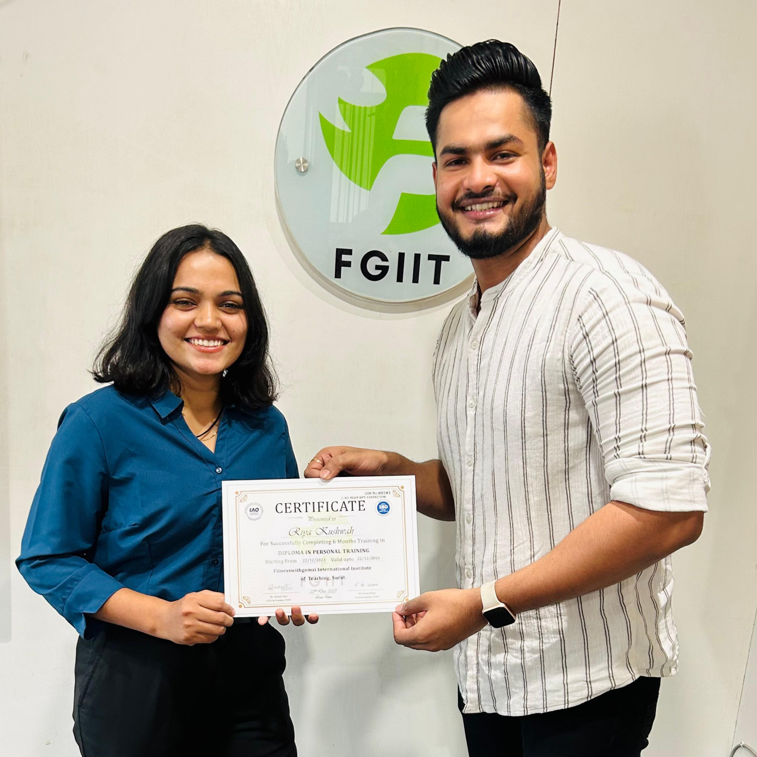 offline Passed out students from our academy