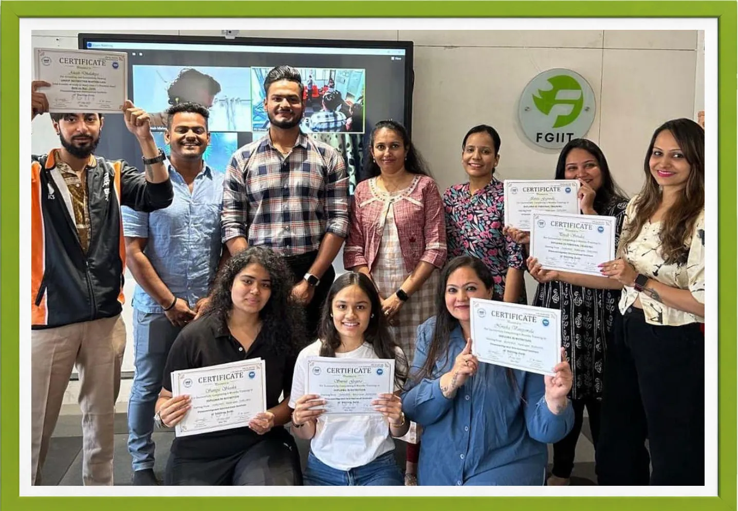 offline Passed out students from our academy