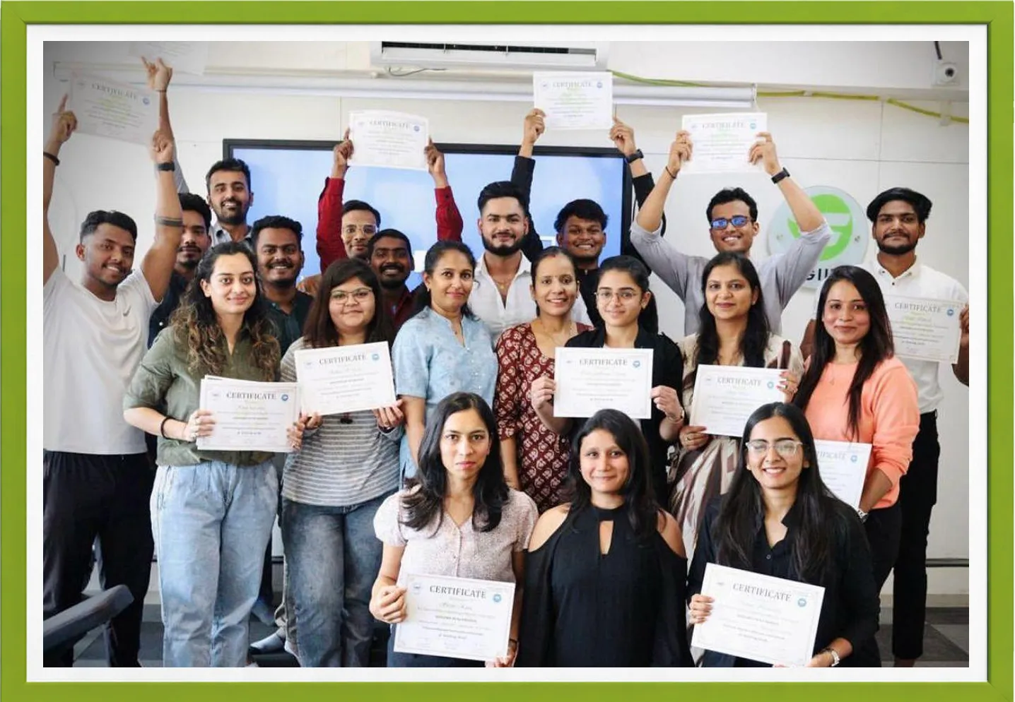 offline Passed out students from our academy