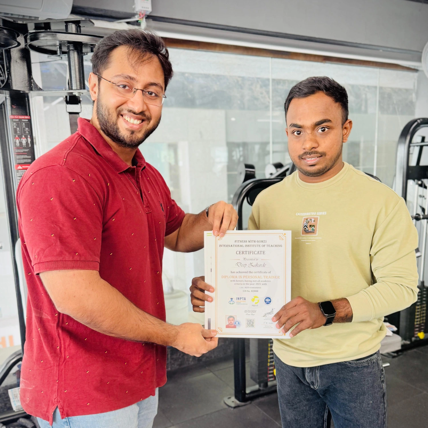 offline Passed out students from our academy