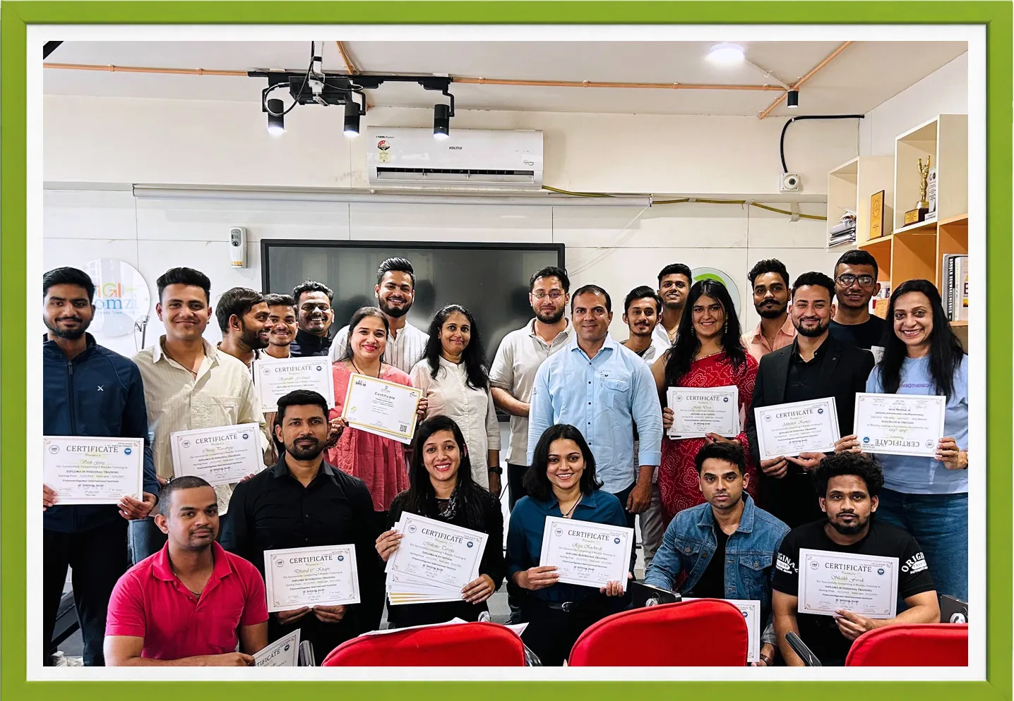 offline Passed out students from our academy